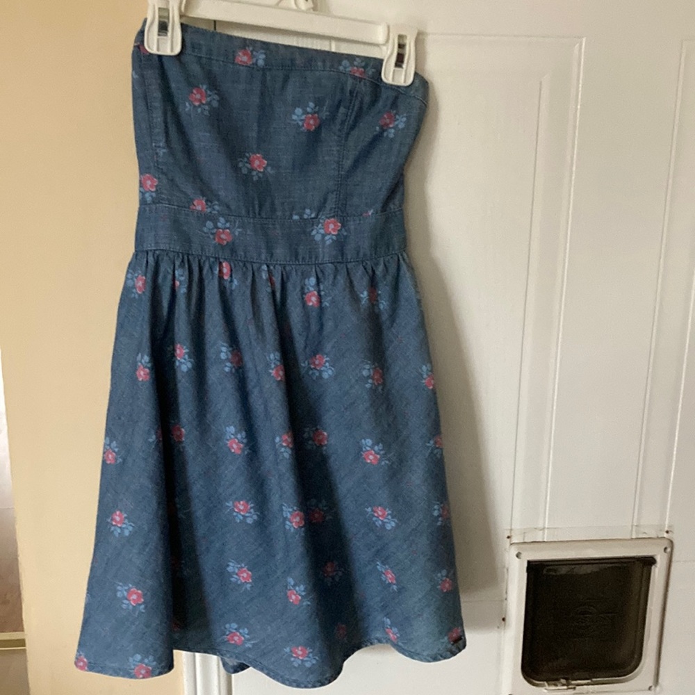 Girls Hollister Strapless Dress, Sz Sz